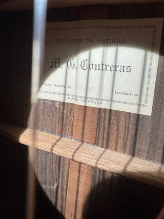 Guitarra Española - M. G. Contreras