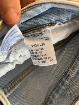 Pantalón Levi's Talla 40 Azul Claro
