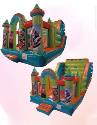Alquiler Castillo hinchable Marvel y princesas