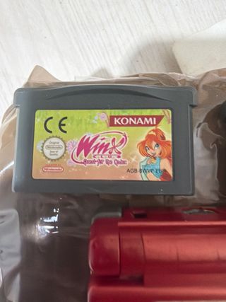 Nintendo Game Boy Advance SP Rossa + 4 Giochi