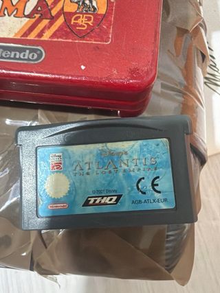 Nintendo Game Boy Advance SP Rossa + 4 Giochi
