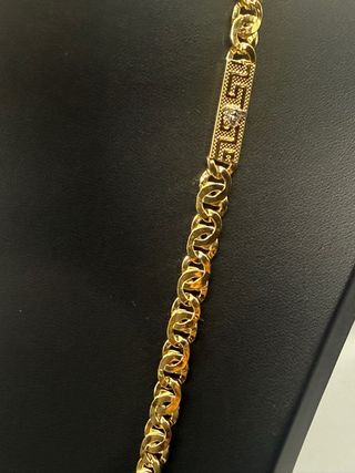 Ref 513/1 Cadena Versace Oro Italiano 18k