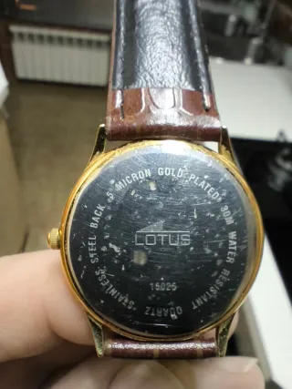 Reloj Lotus Hombre/Mujer Dorado y Marrón