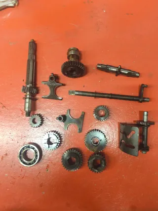 Despiece Cambio Marchas Sanglas. 4 Marchas