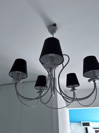 Lámpara de techo colgante 5 brazos