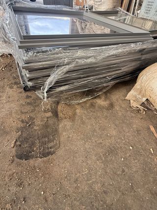 Lote de cristales para ventanas