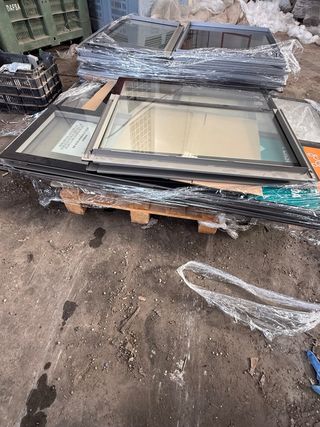 Lote de cristales para ventanas