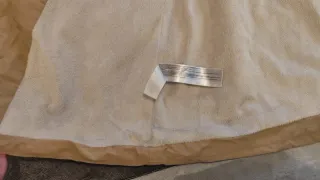 Gabardina Mango Beige con Cinturón