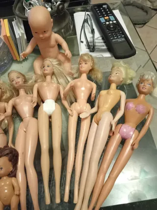 Lotto Bambole Barbie e Ken