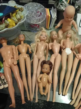 Lotto Bambole Barbie e Ken