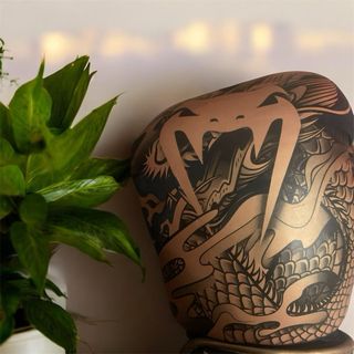 Guantes Boxeo Venum Dragón Dorado 12 onzas