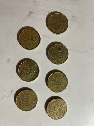 Lote monedas coleccionables