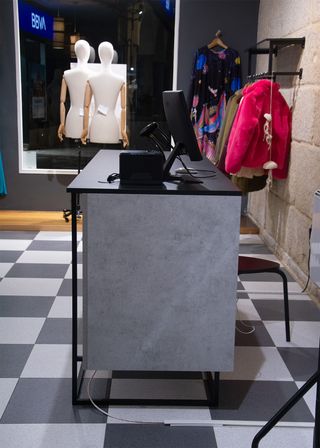 Mostrador Tienda acabado Art Decó