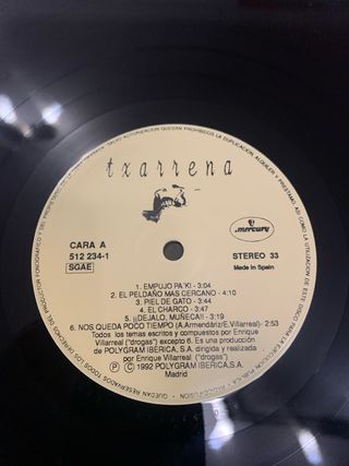 Txarrena - Vinilo 13 canciones