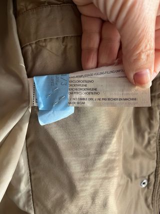 Parka Massimo Dutti Beige Talla M