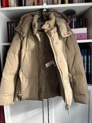 Parka Massimo Dutti Beige Talla M