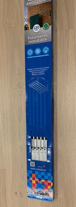 Tendedero Acordeón Aluminio 120cm