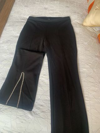 Pantalones negros con brillos