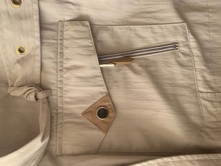 Chaqueta de entretiempo beige