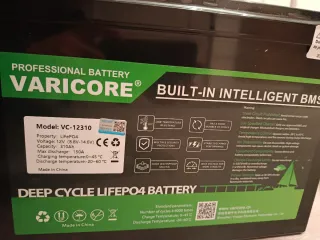 Batería LiFePO4 310Ah autocaravana, caravana casa