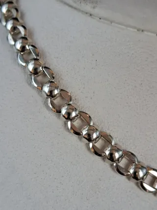 Elegante collar plata de ley 925 atemporal