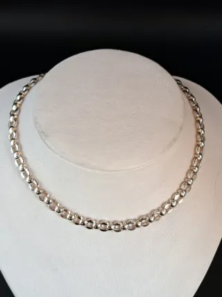 Elegante collar plata de ley 925 atemporal