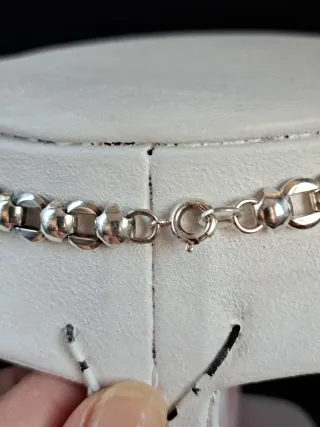 Elegante collar plata de ley 925 atemporal