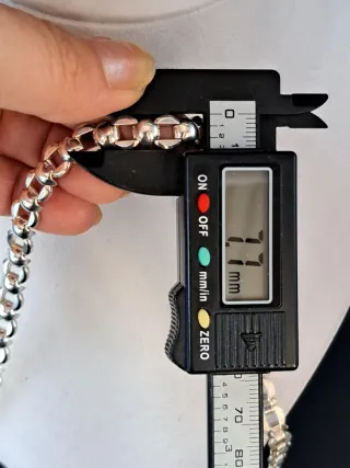 Elegante collar plata de ley 925 atemporal