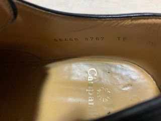 Scarpe eleganti in pelle nera artigianale da uomo