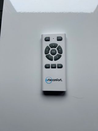 Lámpara Ventilador de Techo Gris