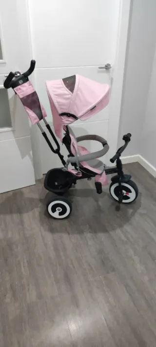Triciclo Carrito Niña Rosa muy buen estado