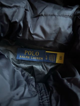 Abrigo Ralph Lauren Negro Talla L