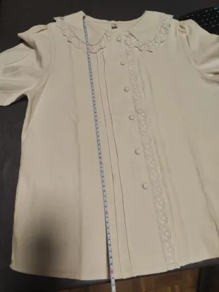 Blusa beige 100% algodón