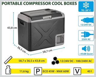 Nevera Portátil Polar Freeze SZ 40