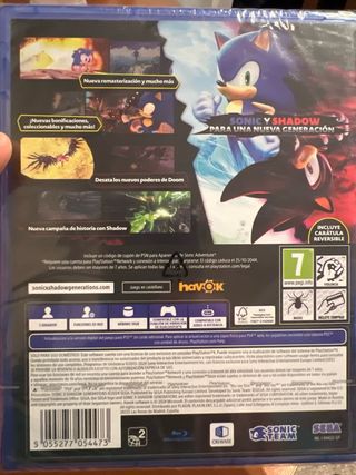 Sonic Generations PS4 Day One Edition