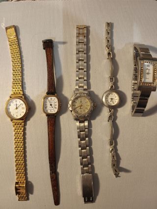 Lote de 4 relojes de señora