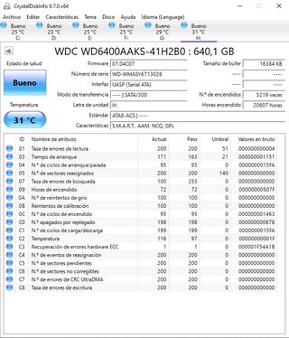 HDD APPLE 3,5 640 GB