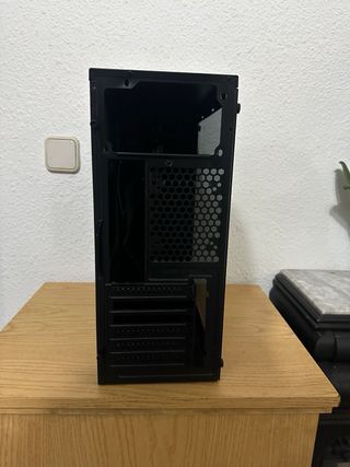 Caja de PC Negra cristal templado