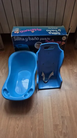 Bañera y silla de Nenuco años 80