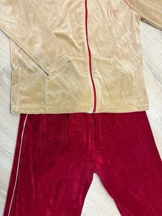 Conjunto chándal terciopelo XXL