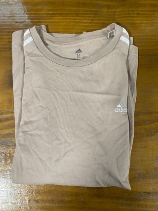 Camiseta Adidas Beige Talla M