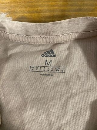 Camiseta Adidas Beige Talla M