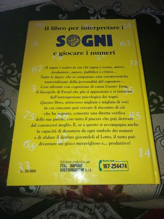 Libro per Interpretare i Sogni e Giocare i Numeri