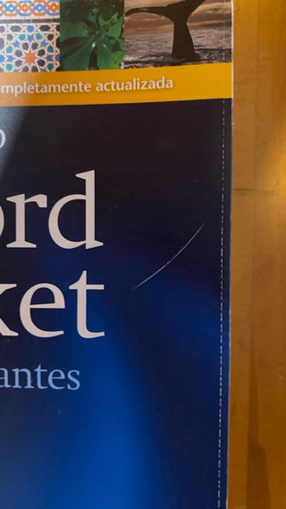 Diccionario Oxford Pocket para estudiantes de i...