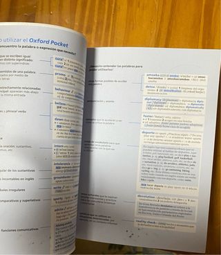 Diccionario Oxford Pocket para estudiantes de i...
