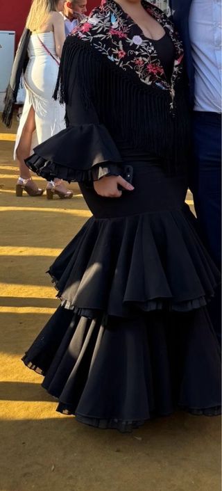 Traje de flamenca talla grande