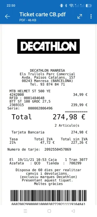 Bicicleta Rockrider 100