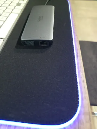 Estación Acoplamiento USB-C Dual Selore