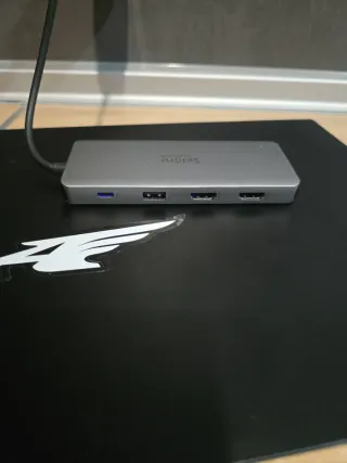 Estación Acoplamiento USB-C Dual Selore