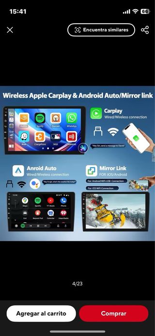 Pantalla Multimedia VW Sharan 4G 64G AHD DVR